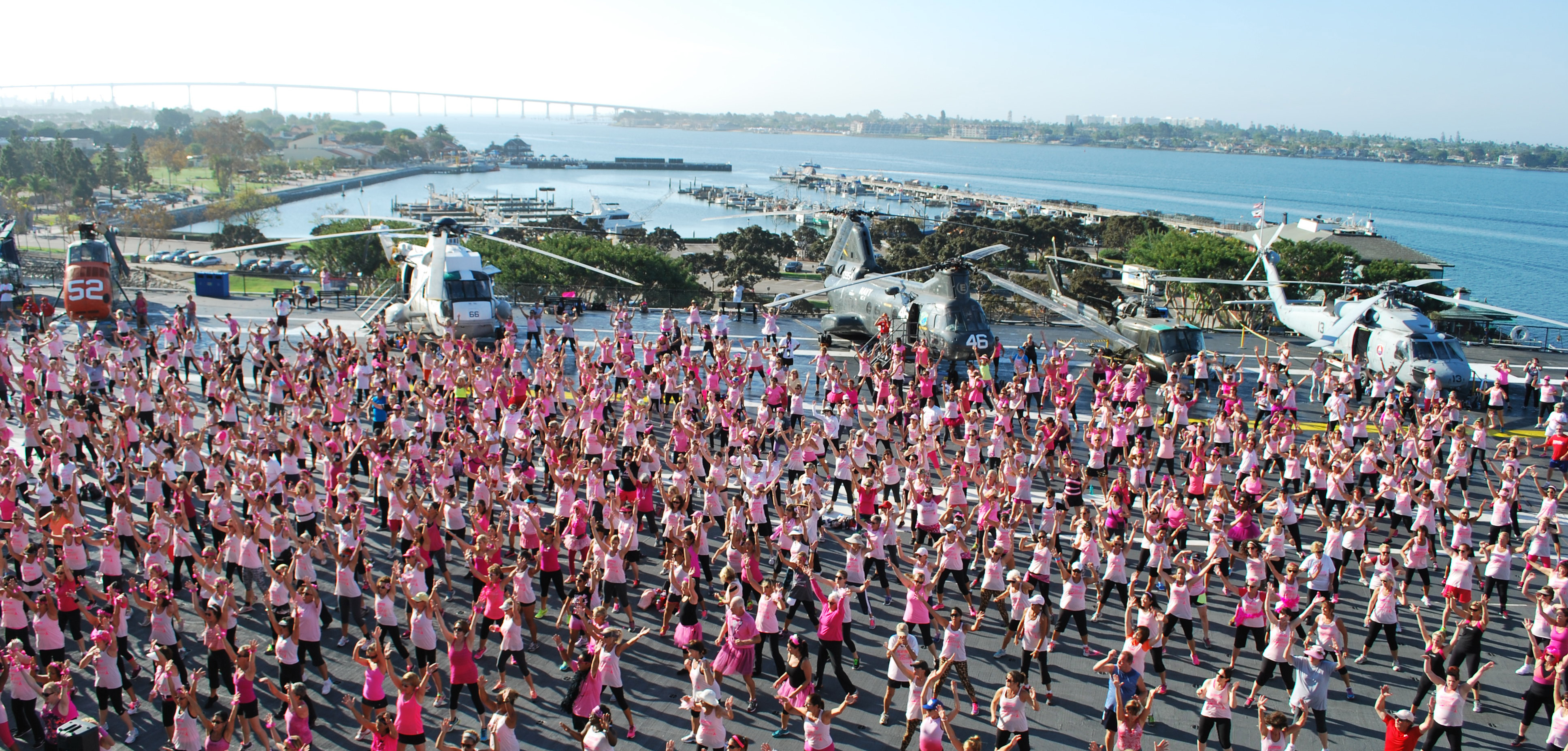 Jazzercise aboard the USS Midway